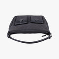 Abbey Hobo Black canvas 293581 Lot number unknownアビー ホーボー ブラック キャンバス 293581 製番不明
