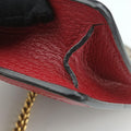 Queen Margaret beige×red×multi PVC coated canvas×Leather 476079 クィーンマーガレット ベージュ×レッド×マルチ PVCコーティングキャンバス×レザー 476079 