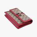 Queen Margaret beige×red×multi PVC coated canvas×Leather 476079 クィーンマーガレット ベージュ×レッド×マルチ PVCコーティングキャンバス×レザー 476079 