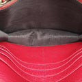 Queen Margaret beige×red×multi PVC coated canvas×Leather 476079 クィーンマーガレット ベージュ×レッド×マルチ PVCコーティングキャンバス×レザー 476079 