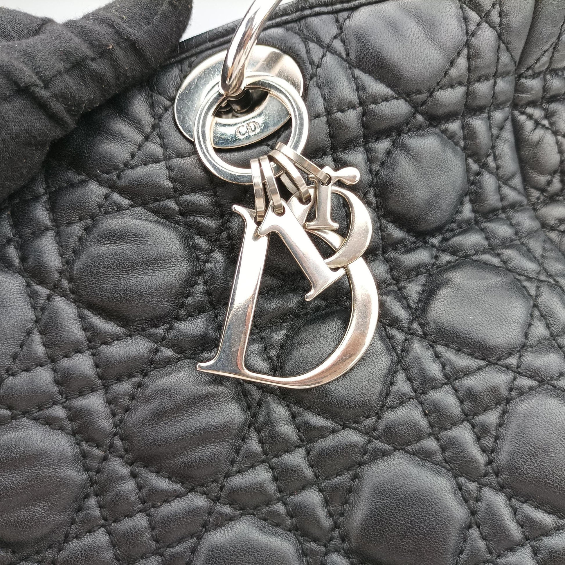 Cannage Dior Soft Shopping Black lambskin 236-BM-0078ディオールソフト ブラック ラムスキン 236-BM-0078