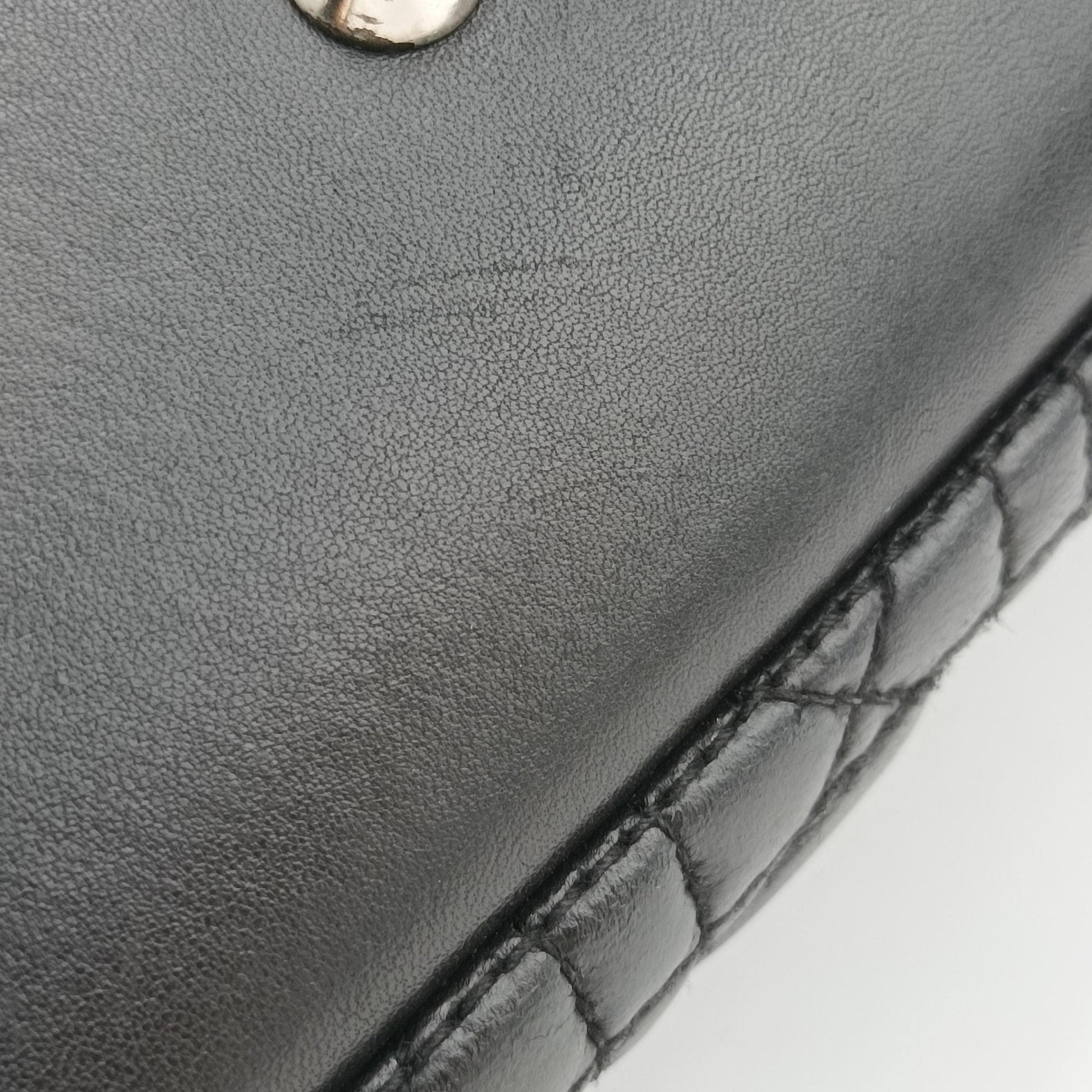 Cannage Dior Soft Shopping Black lambskin 236-BM-0078ディオールソフト ブラック ラムスキン 236-BM-0078