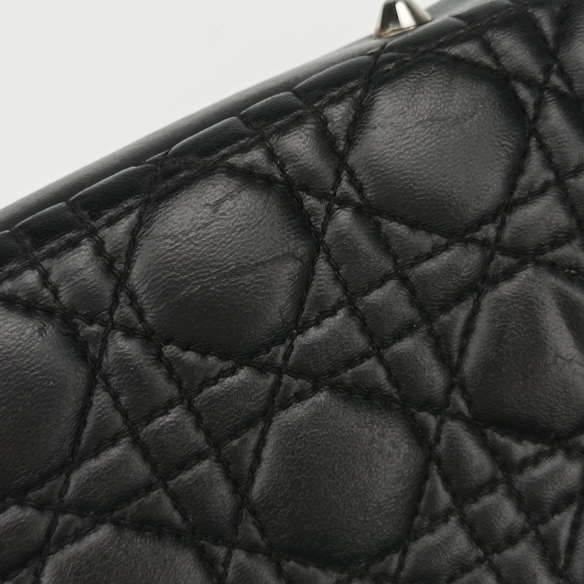 Cannage Dior Soft Shopping Black lambskin 236-BM-0078ディオールソフト ブラック ラムスキン 236-BM-0078