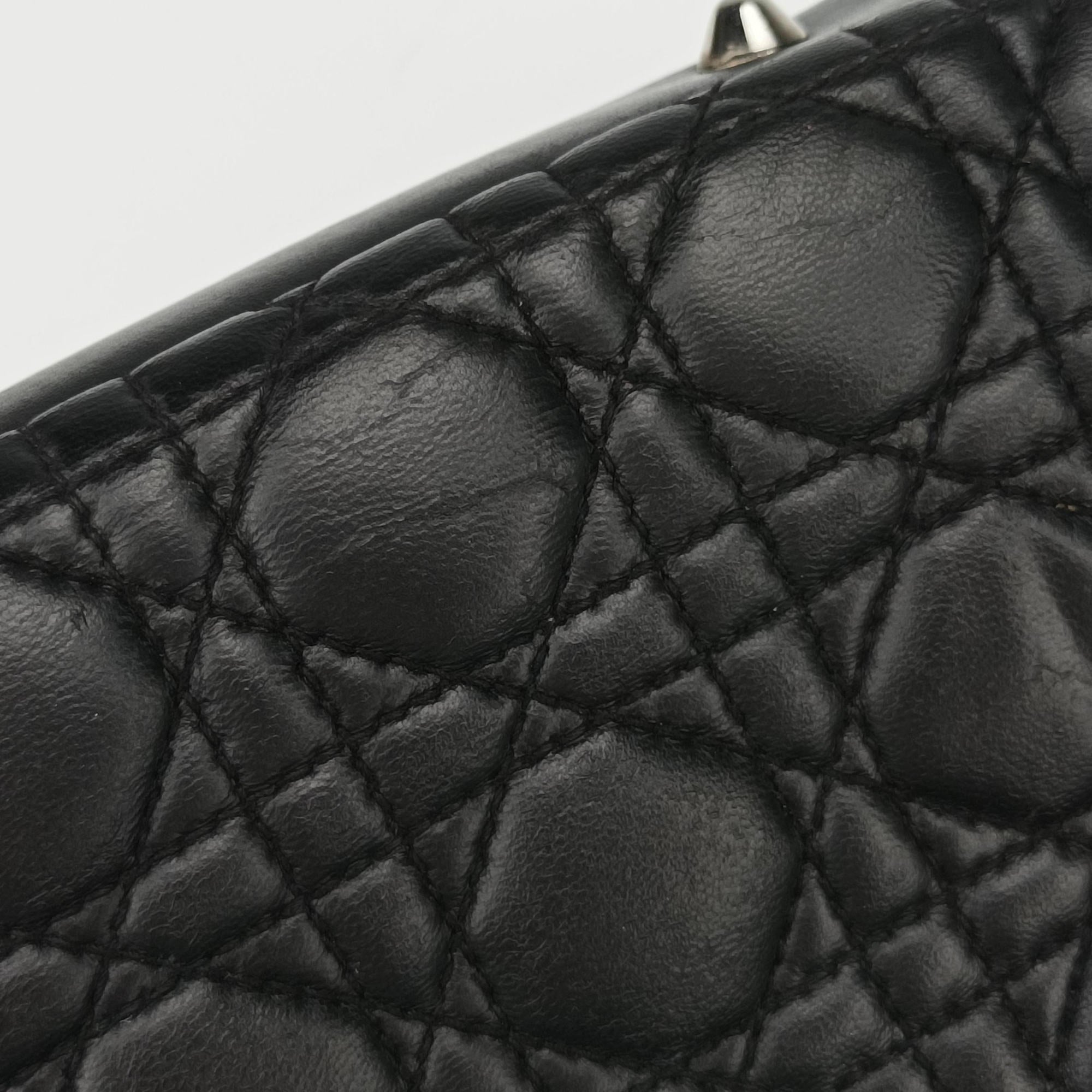 Cannage Dior Soft Shopping Black lambskin 236-BM-0078ディオールソフト ブラック ラムスキン 236-BM-0078