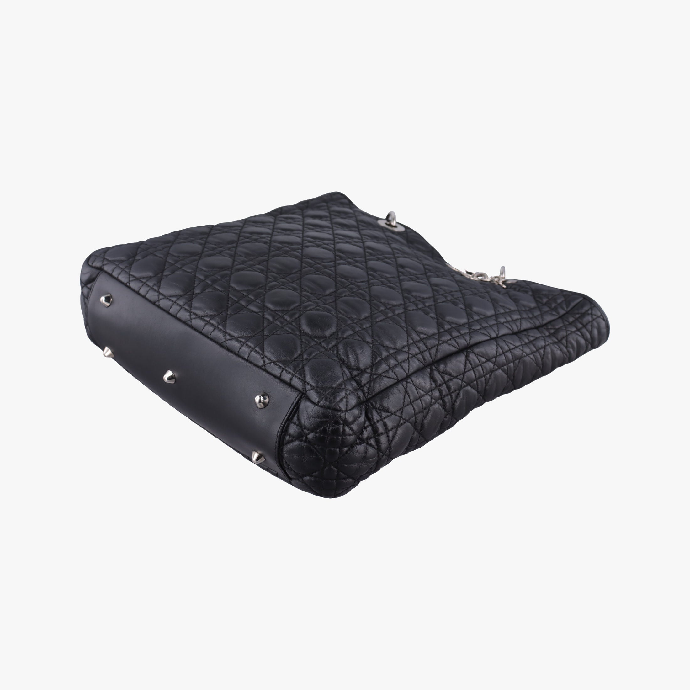 Cannage Dior Soft Shopping Black lambskin 236-BM-0078ディオールソフト ブラック ラムスキン 236-BM-0078