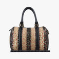 Forever Bauletto Multicolor Sequin-embellished wool striped fabric × patent 8BL068 2305/8BL068 ZGE/089フォーエバー バウレット マルチカラー スパンコール刺繍 ウールファブリック × パテント 8BL068 2305/8BL068 ZGE/089