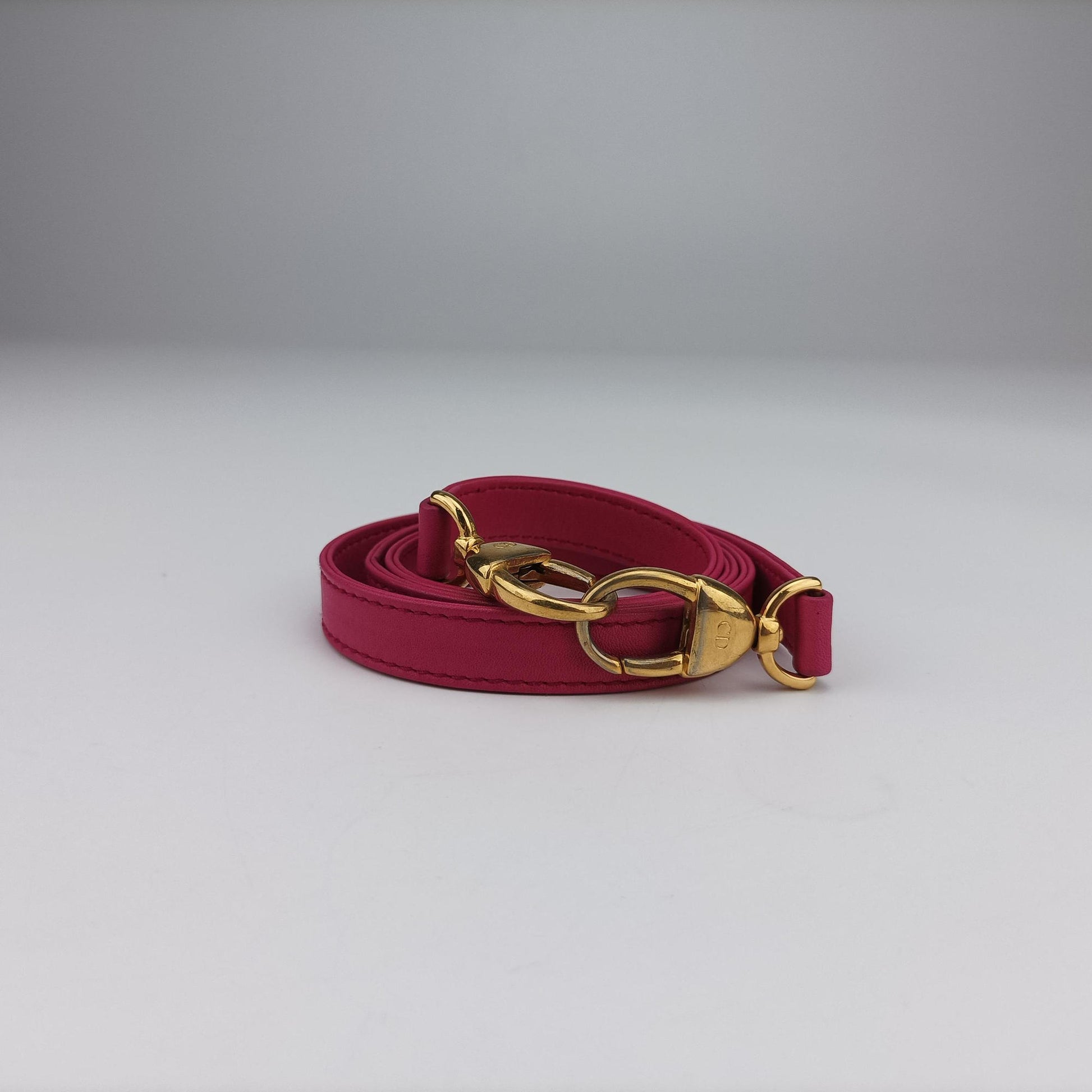 Lady Dior Rose leather 09-MA-1017レディディオール ローズ レッド レザー 09-MA-1017