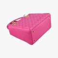 Lady Dior Rose leather 09-MA-1017レディディオール ローズ レッド レザー 09-MA-1017