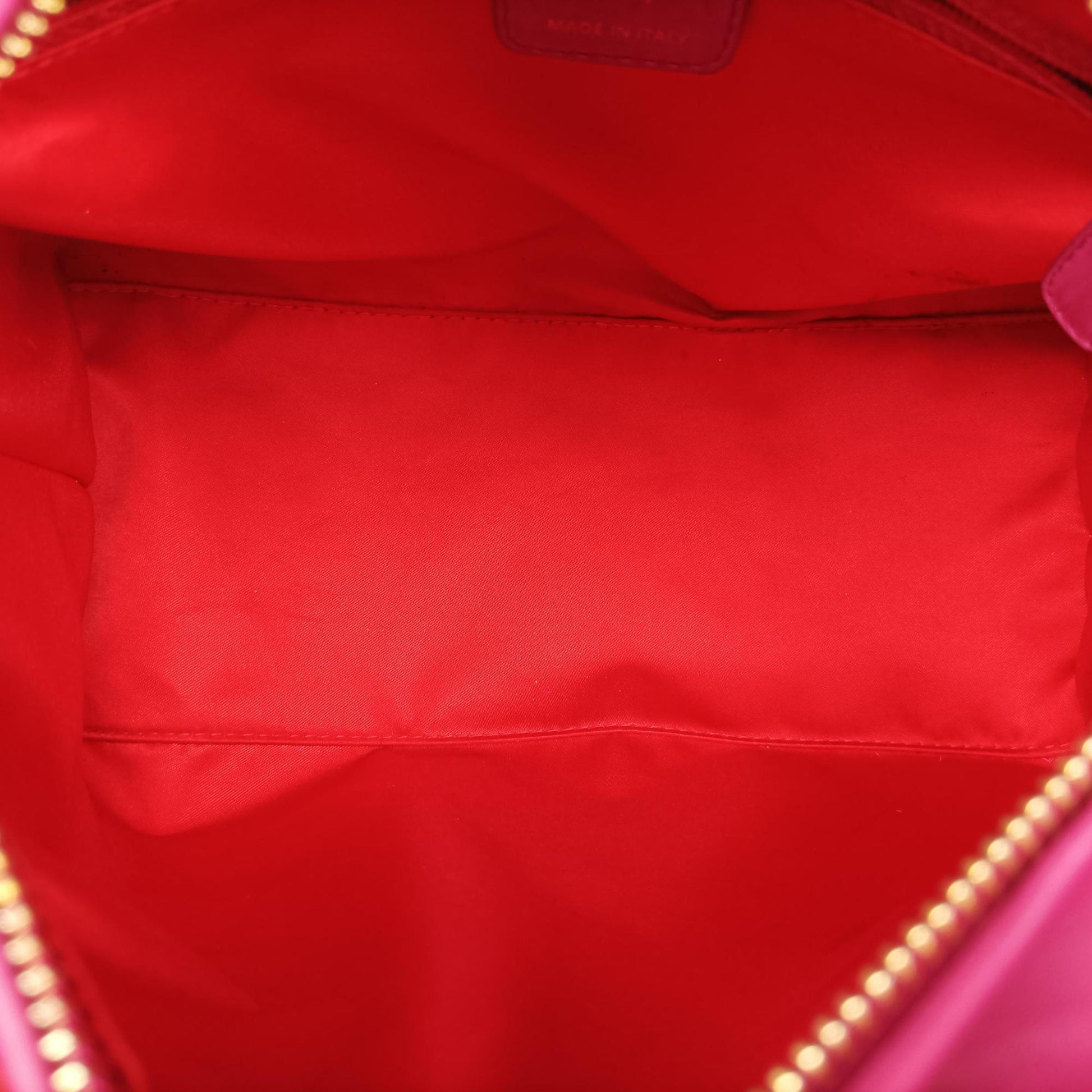 Lady Dior Rose leather 09-MA-1017レディディオール ローズ レッド レザー 09-MA-1017