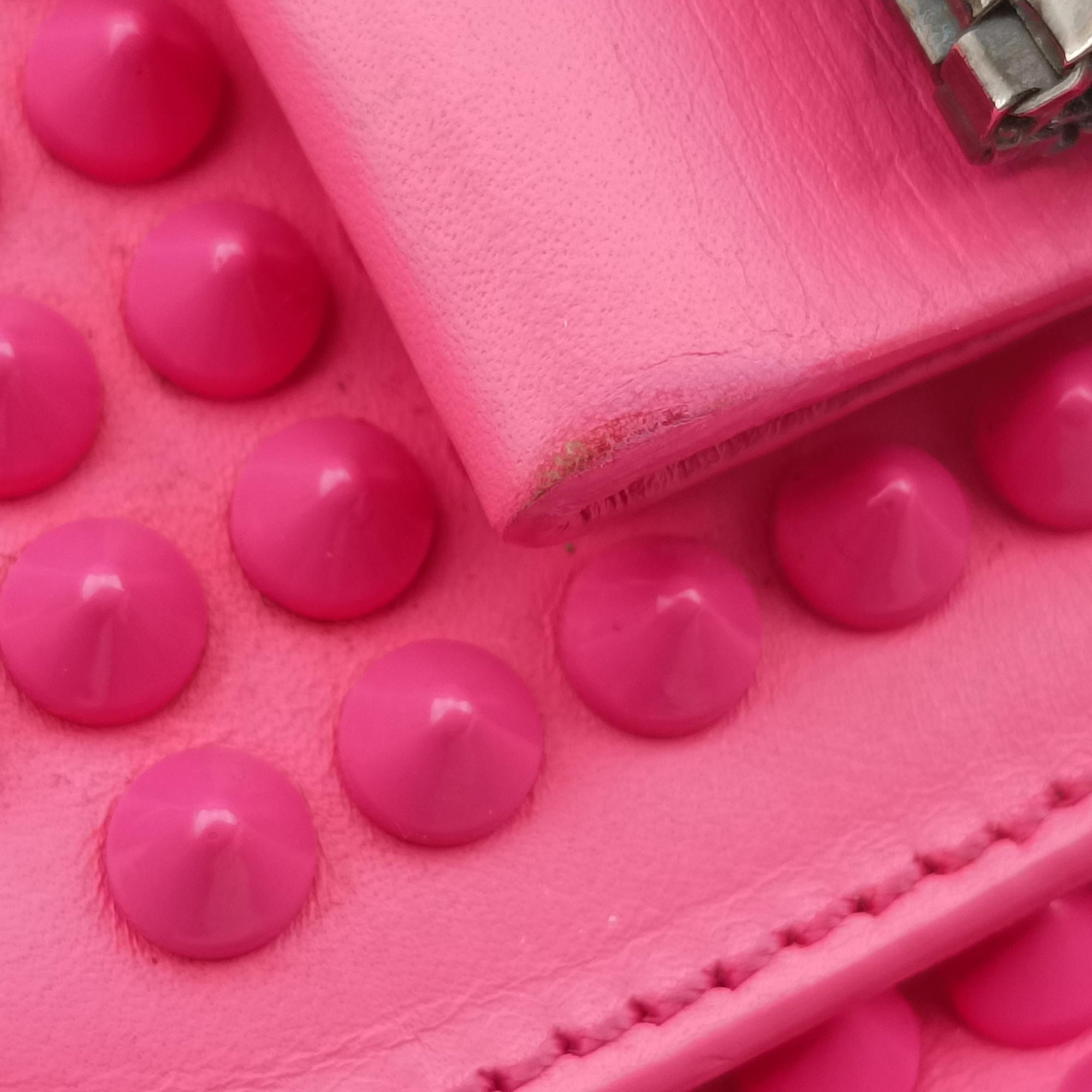 Sweet Charity Scarabe Spike Pink Leather スイート チャリティー スカラベ スパイク ピンク レザー 