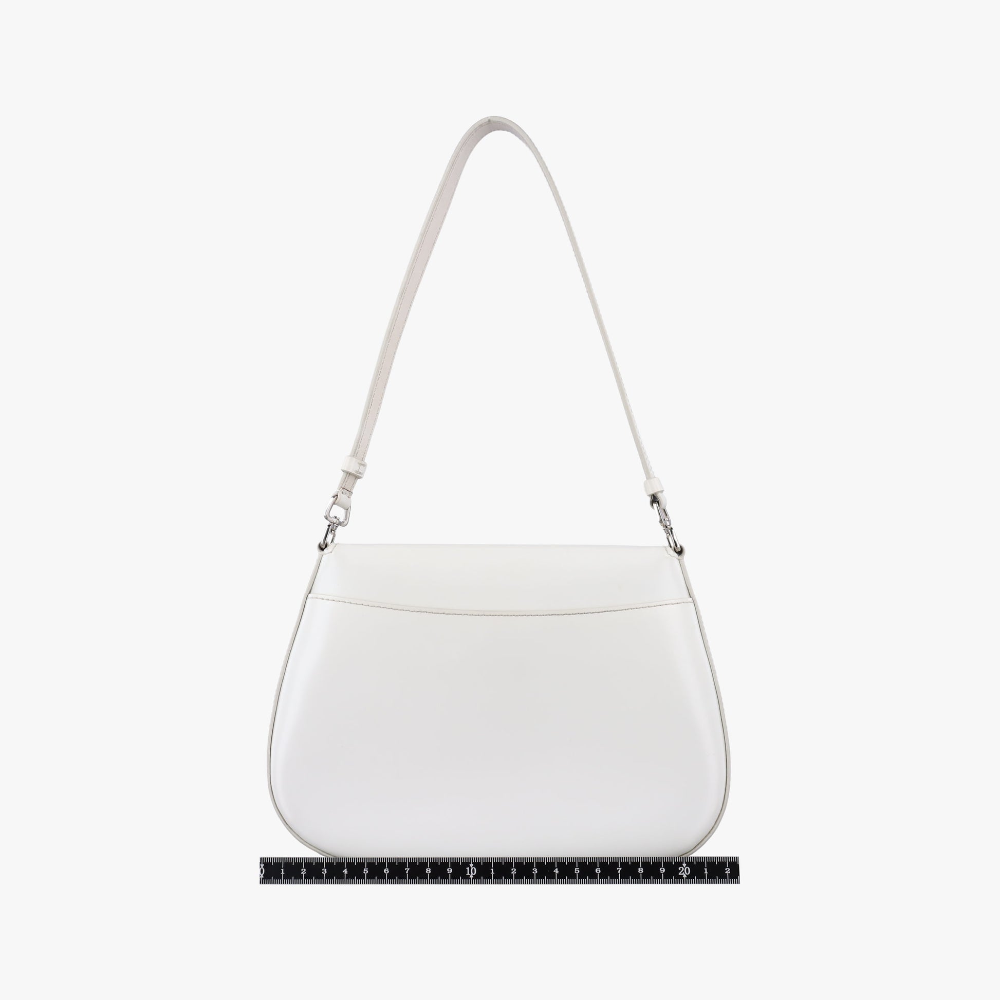 Cleo Flap White Leather 7/Dクレオフラップ ホワイト レザー 7/D