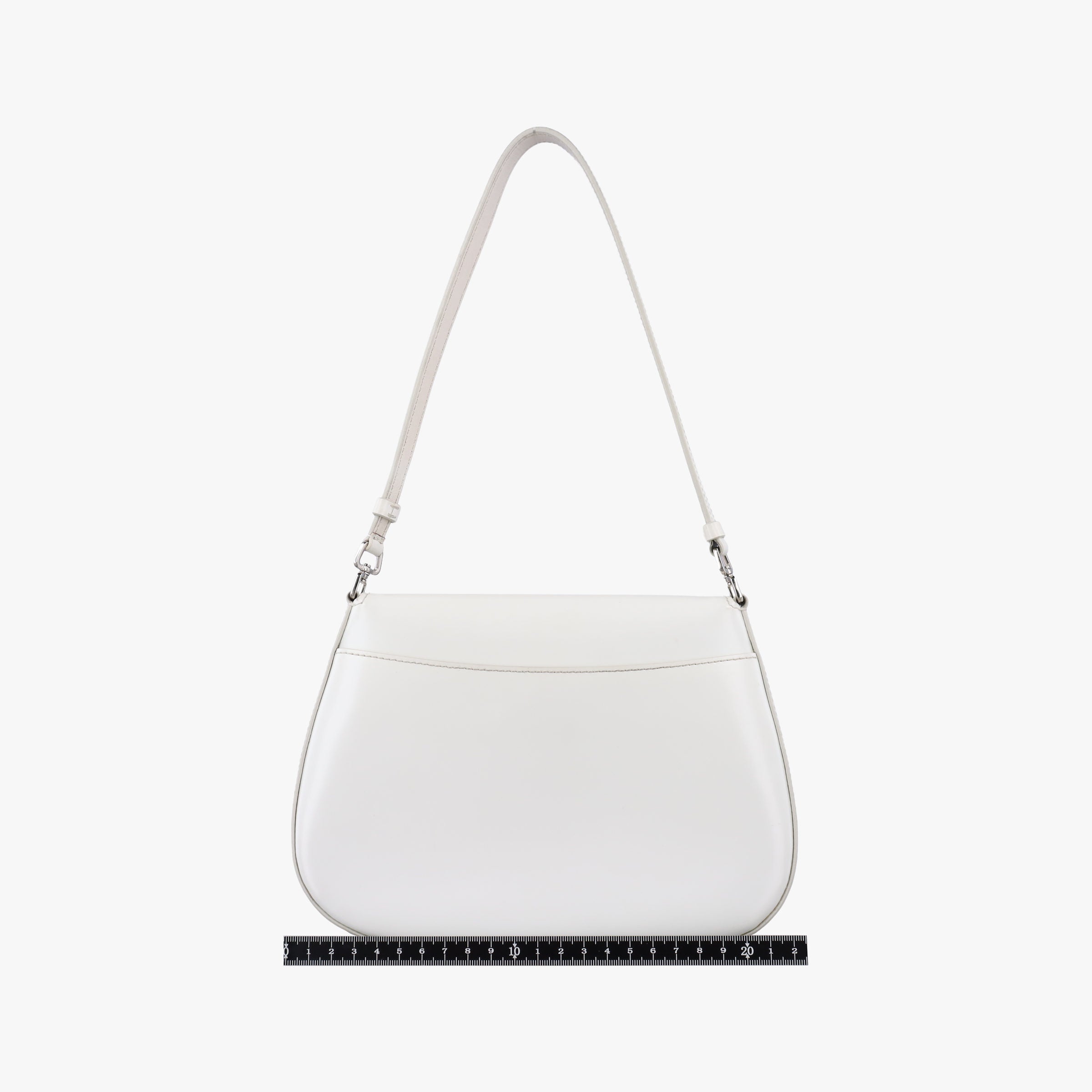 Cleo Flap White Leather 7/Dクレオフラップ ホワイト レザー 7/D