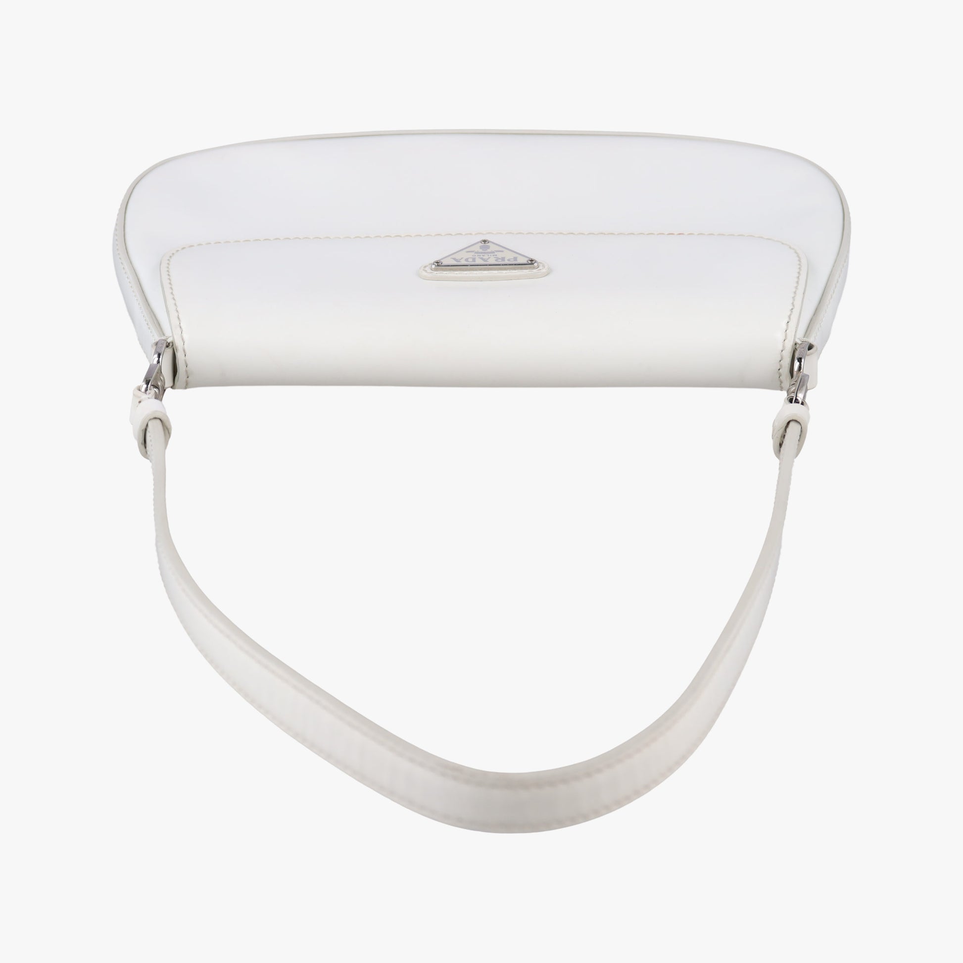 Cleo Flap White Leather 7/Dクレオフラップ ホワイト レザー 7/D