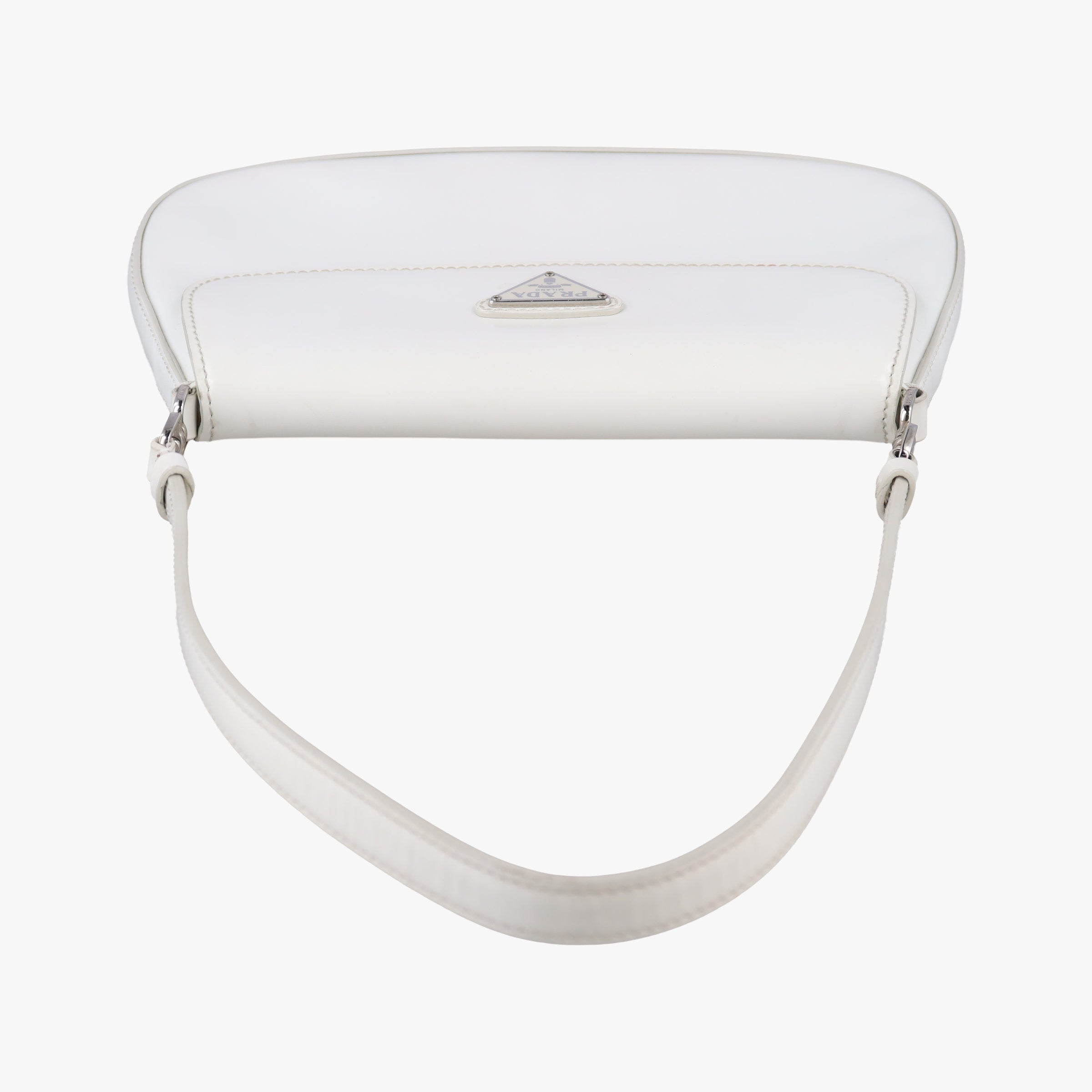 Cleo Flap White Leather 7/Dクレオフラップ ホワイト レザー 7/D