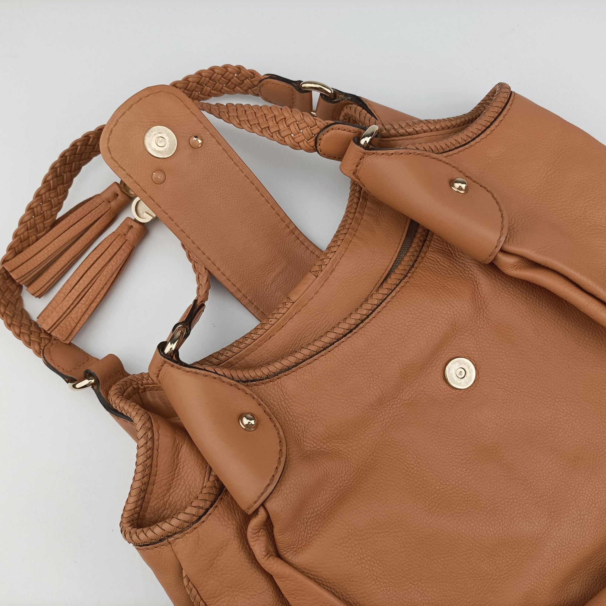 Marrakech Large Hobo Beige leather 257029 C010583163マラケシュ ラージ ホーボー ベージュ レザー 257029 C010583163