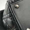 Lady Dior Black lambskin 08-MA-0132レディディオール ブラック ラムスキン 08-MA-0132