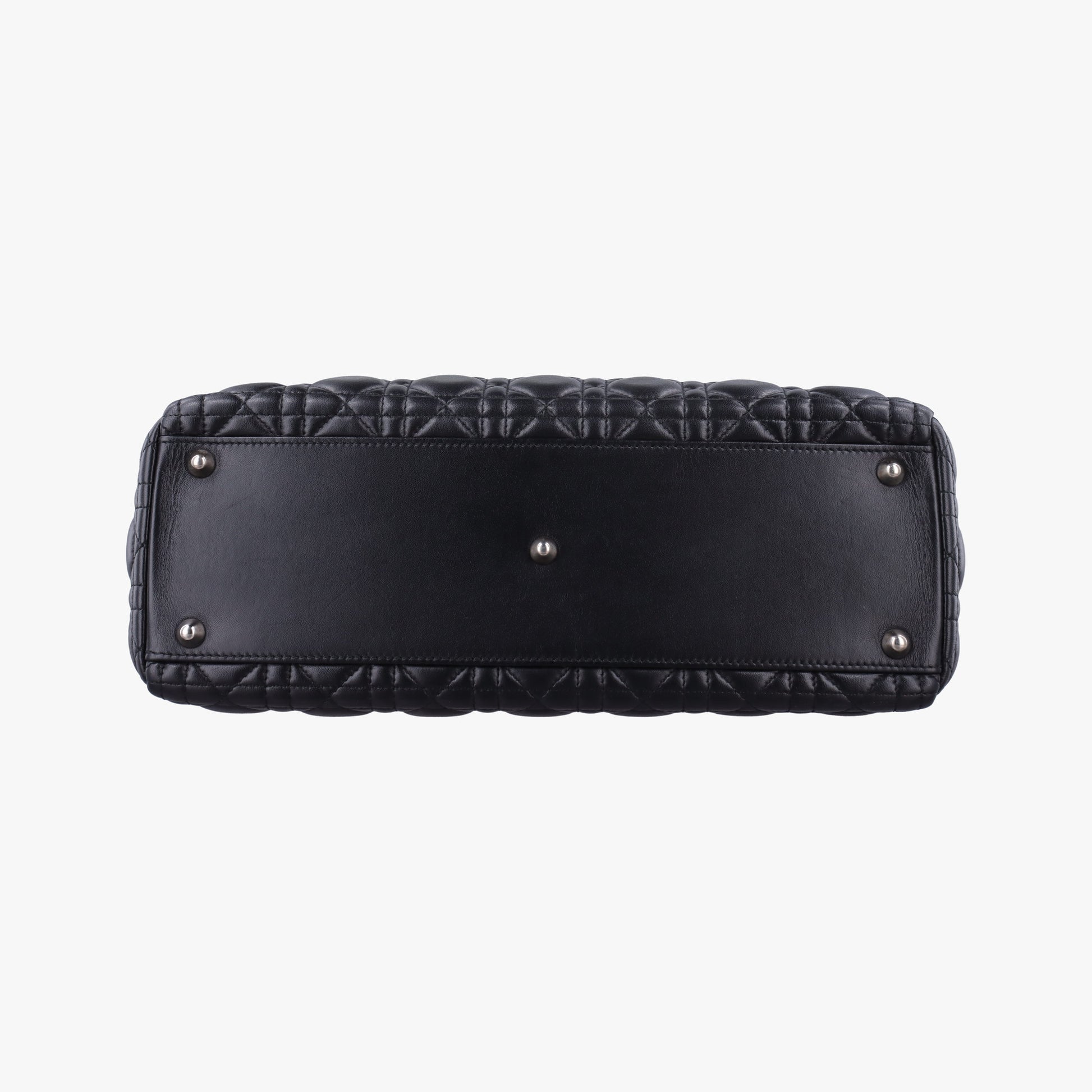 Lady Dior Black lambskin 08-MA-0132レディディオール ブラック ラムスキン 08-MA-0132