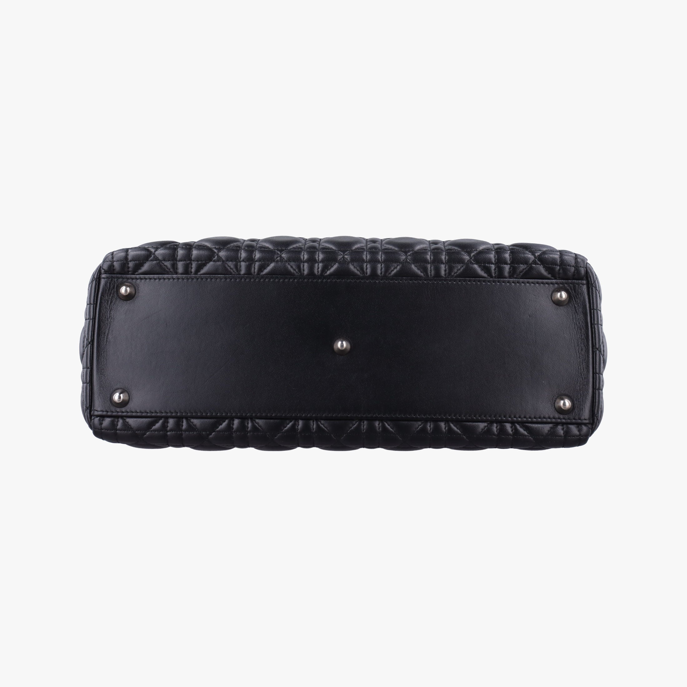 Lady Dior Black lambskin 08-MA-0132レディディオール ブラック ラムスキン 08-MA-0132