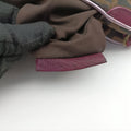 Zucca Vanity Mirror beige×Brown×purple canvas×leather 8BN133 2370-8BN133-MN5-049ズッカ バニティミラー ベージュ×ブラウン×パープル キャンバス×レザー 8BN133 2370-8BN133-MN5-049
