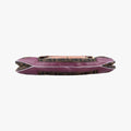 Zucca Vanity Mirror beige×Brown×purple canvas×leather 8BN133 2370-8BN133-MN5-049ズッカ バニティミラー ベージュ×ブラウン×パープル キャンバス×レザー 8BN133 2370-8BN133-MN5-049