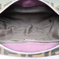 Zucca Vanity Mirror beige×Brown×purple canvas×leather 8BN133 2370-8BN133-MN5-049ズッカ バニティミラー ベージュ×ブラウン×パープル キャンバス×レザー 8BN133 2370-8BN133-MN5-049