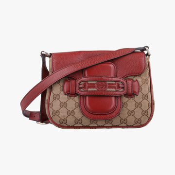 GG Dressage Beige × Red  canvas×leather 296854 G012047158GG ドレサージュ ベージュ × レッド  キャンバス× レザー 296854 G012047158