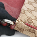 GG Dressage Beige × Red  canvas×leather 296854 G012047158GG ドレサージュ ベージュ × レッド  キャンバス× レザー 296854 G012047158