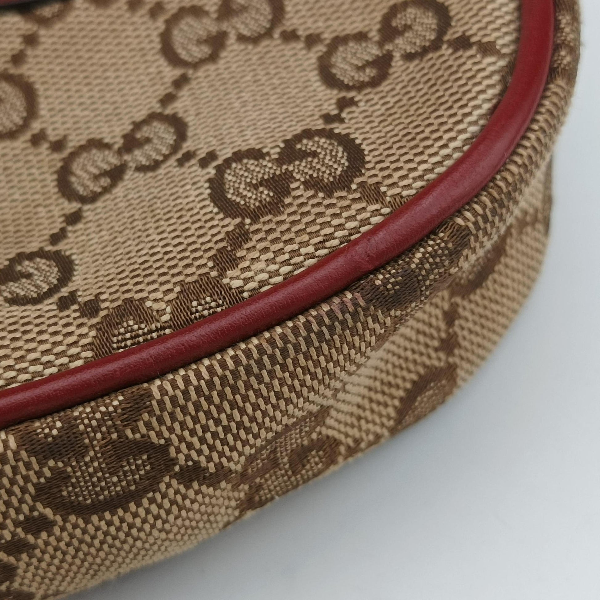GG Dressage Beige × Red  canvas×leather 296854 G012047158GG ドレサージュ ベージュ × レッド  キャンバス× レザー 296854 G012047158