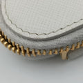 Triangle White Fur×SAFFIANO Leather 1NR015 62トライアングル ホワイト ファー×サフィアーノレザー 1NR015 62