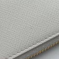Triangle White Fur×SAFFIANO Leather 1NR015 62トライアングル ホワイト ファー×サフィアーノレザー 1NR015 62