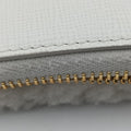 Triangle White Fur×SAFFIANO Leather 1NR015 62トライアングル ホワイト ファー×サフィアーノレザー 1NR015 62