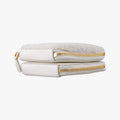 Triangle White Fur×SAFFIANO Leather 1NR015 62トライアングル ホワイト ファー×サフィアーノレザー 1NR015 62