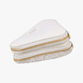 Triangle White Fur×SAFFIANO Leather 1NR015 62トライアングル ホワイト ファー×サフィアーノレザー 1NR015 62