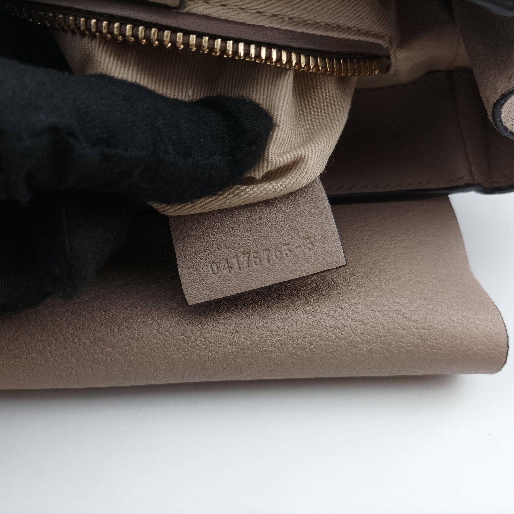 FAYE mini Grey Suede × leather 04175765-5フェイ ミニ グレー スエード×レザー 04175765-5