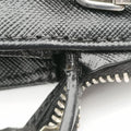 Triangle Logo Plate Black Saffiano Leather 31/X 173三角 ロゴ プレート ブラック サフィアーノレザー 31/X 173