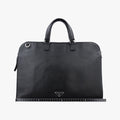 Triangle Logo Plate Black Saffiano Leather 31/X 173三角 ロゴ プレート ブラック サフィアーノレザー 31/X 173
