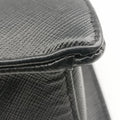 Triangle Logo Plate Black Saffiano Leather 31/X 173三角 ロゴ プレート ブラック サフィアーノレザー 31/X 173