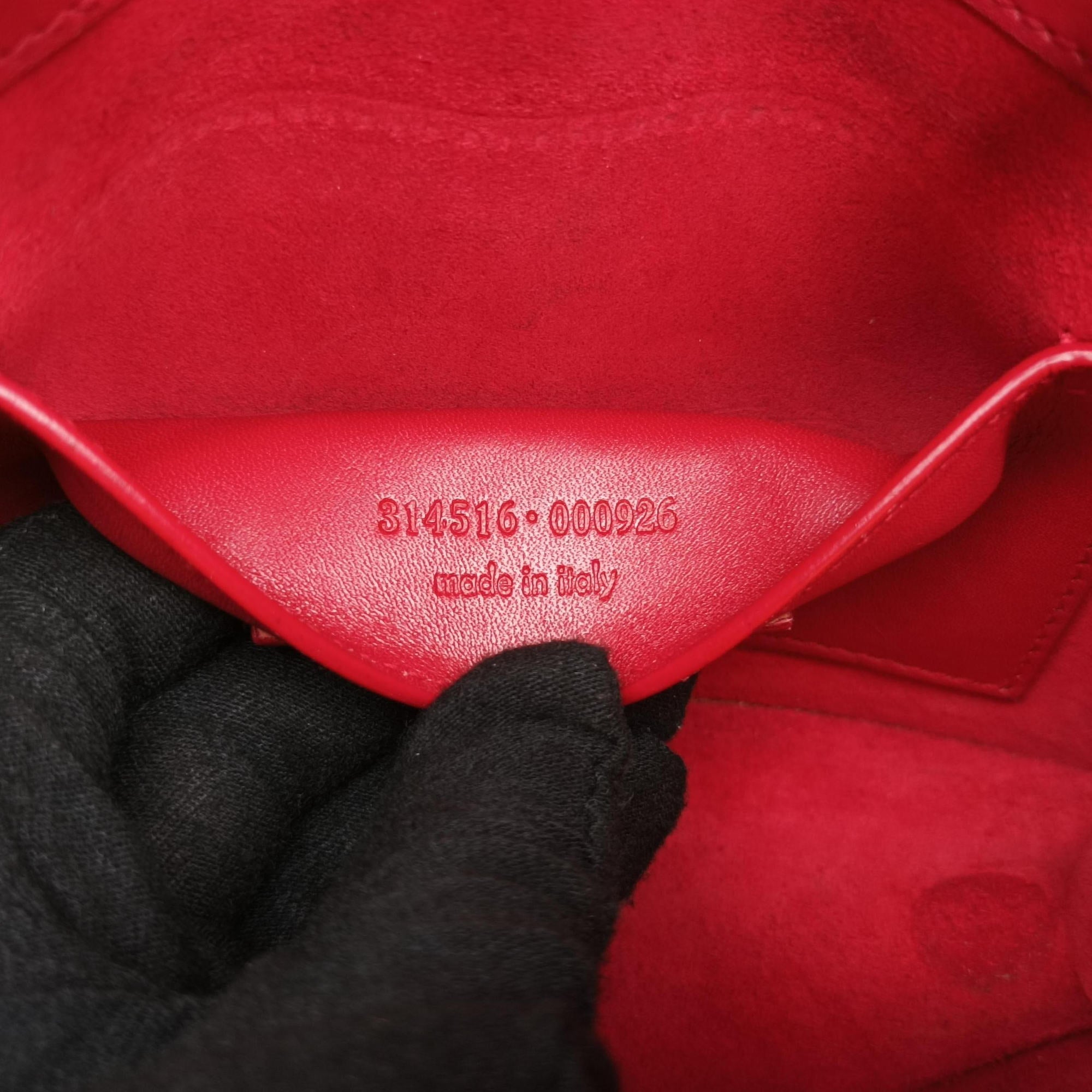 Small Betty Flap Red Leather 314516 314516.000926ベティ スモール レッド レザー 314516 314516.000926