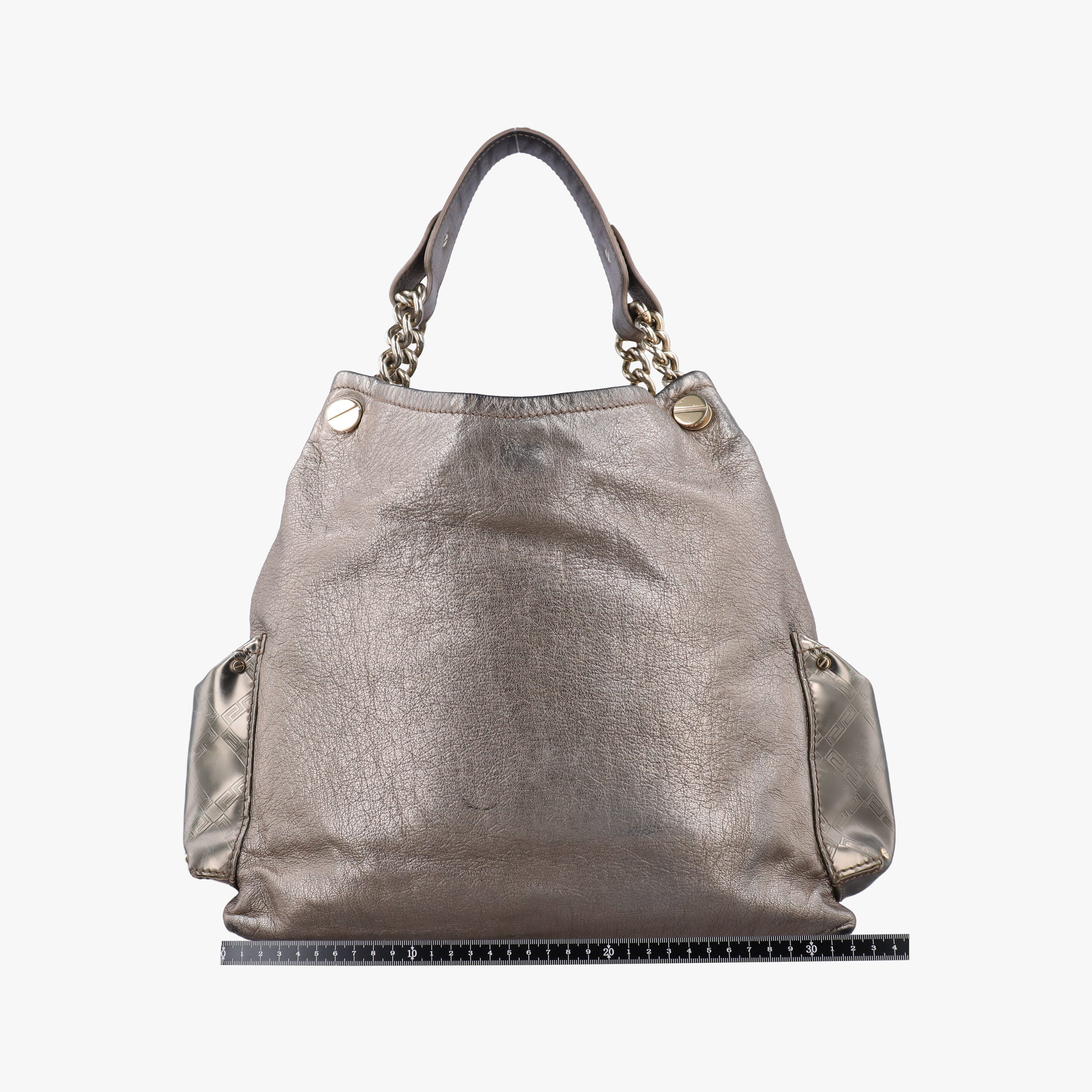 Metallic Hobo Gold Patent×Leather メタリック ホーボー ゴールド パテントxレザー 