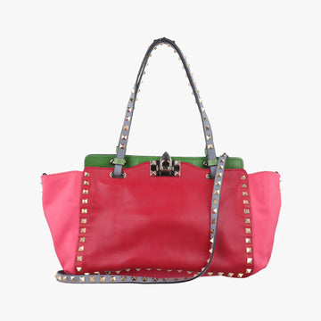 Rockstud Red×Green×Pink Leather Lot number unknownロックスタッズ レッド×グリーン×ピンク レザー 製番不明
