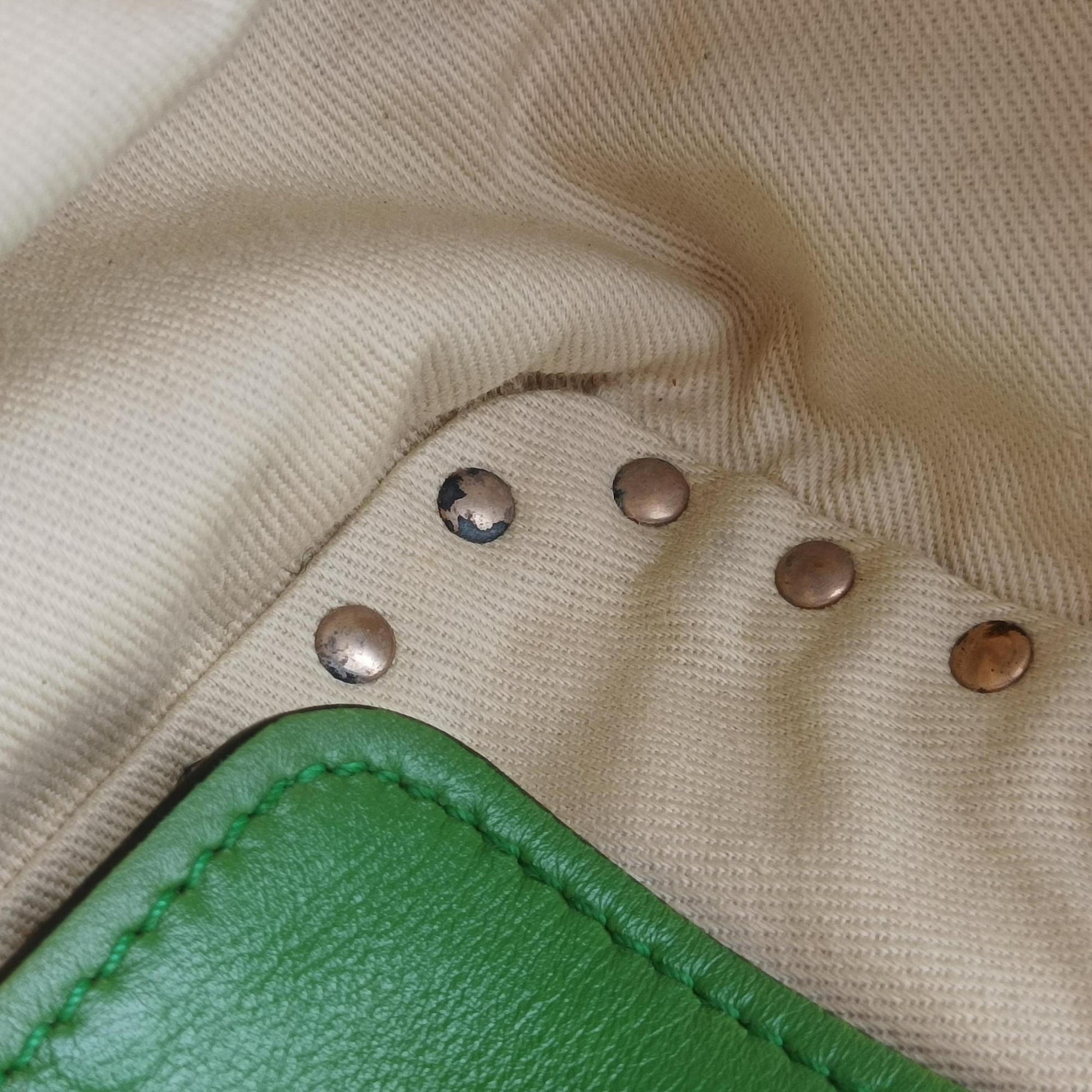 Rockstud Red×Green×Pink Leather Lot number unknownロックスタッズ レッド×グリーン×ピンク レザー 製番不明
