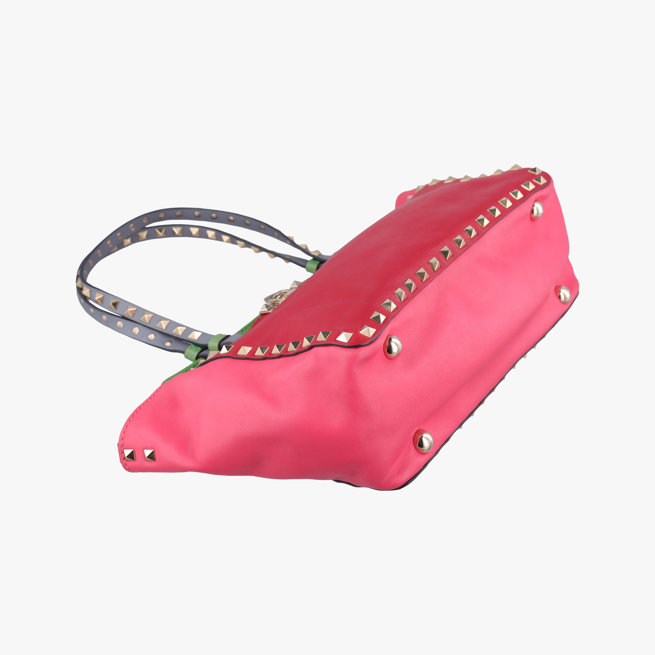 Rockstud Red×Green×Pink Leather Lot number unknownロックスタッズ レッド×グリーン×ピンク レザー 製番不明