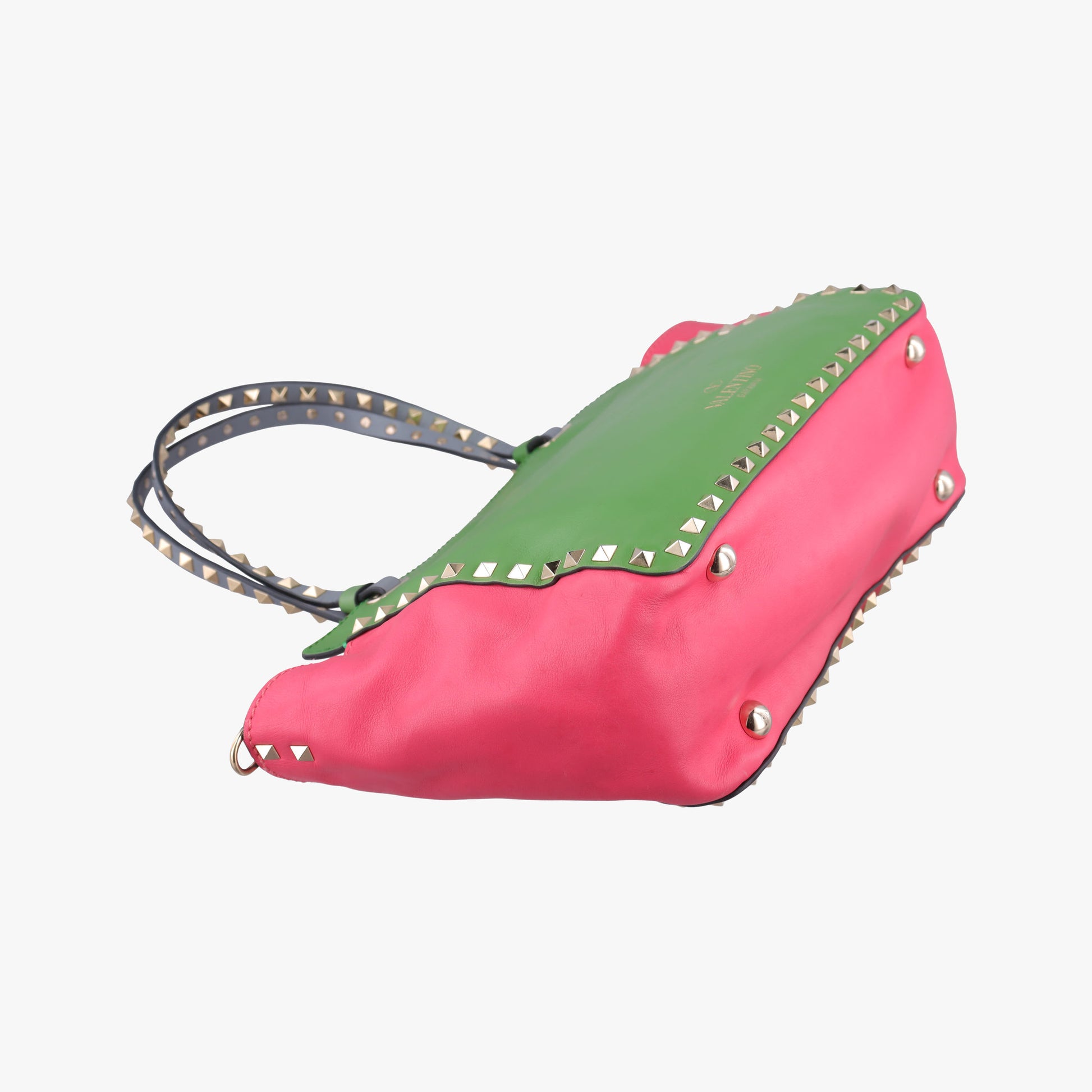 Rockstud Red×Green×Pink Leather Lot number unknownロックスタッズ レッド×グリーン×ピンク レザー 製番不明