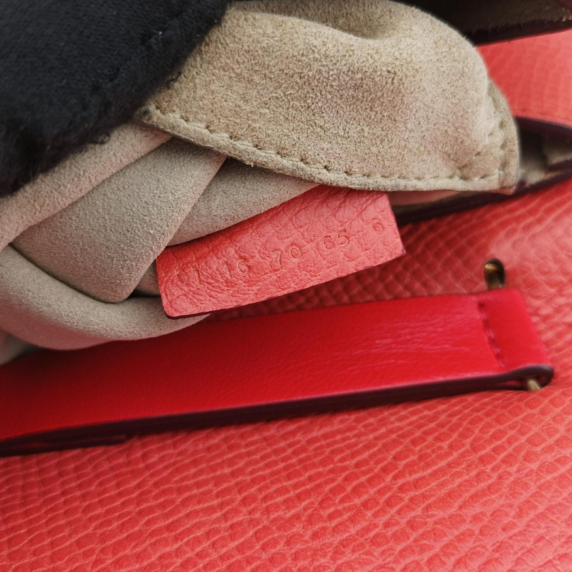 DREW Red×orange Leather 01 16 70 65 6ドリュー レッド×オレンジ レザー 01 16 70 65 6