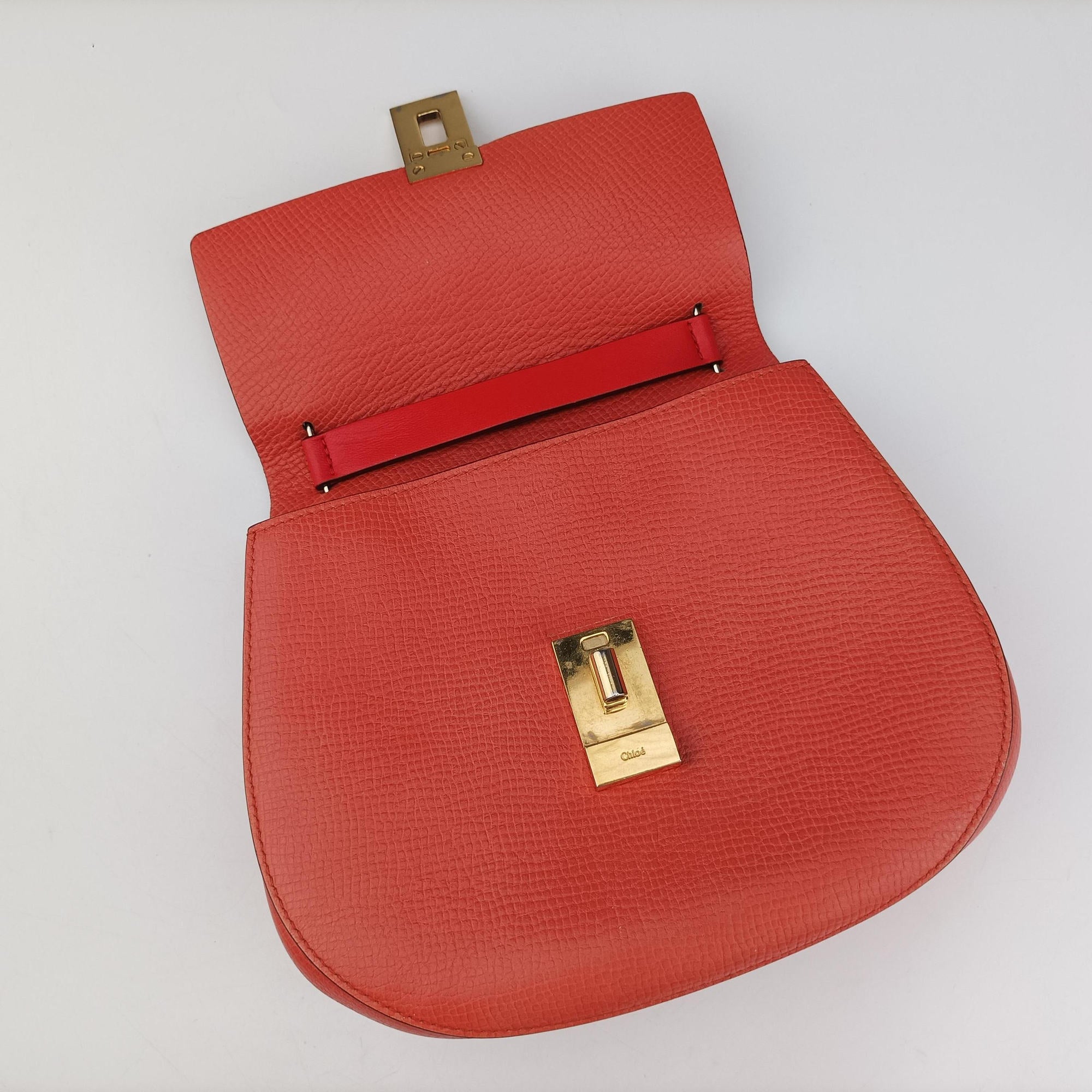DREW Red×orange Leather 01 16 70 65 6ドリュー レッド×オレンジ レザー 01 16 70 65 6