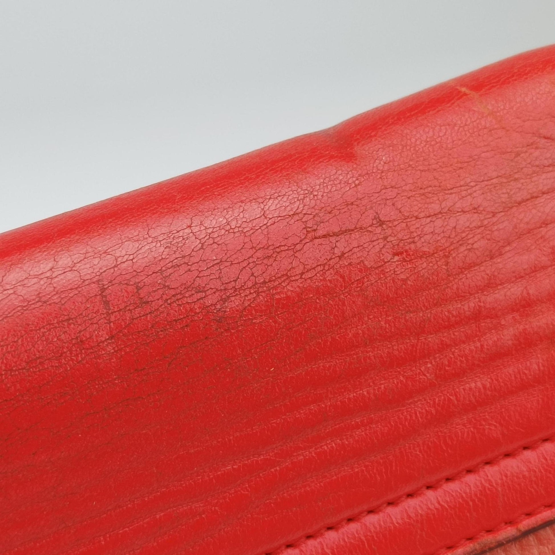 DREW Red×orange Leather 01 16 70 65 6ドリュー レッド×オレンジ レザー 01 16 70 65 6