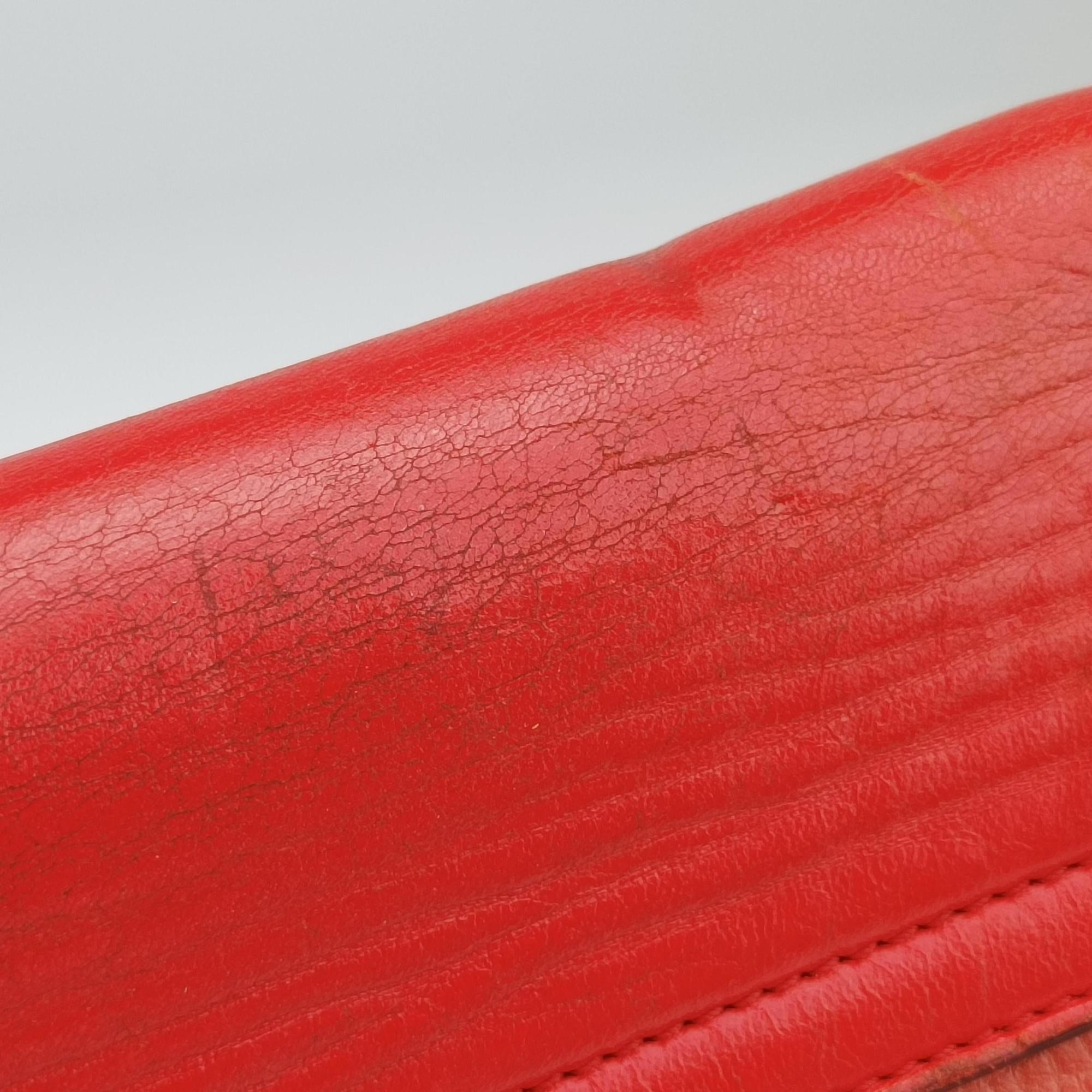 DREW Red×orange Leather 01 16 70 65 6ドリュー レッド×オレンジ レザー 01 16 70 65 6