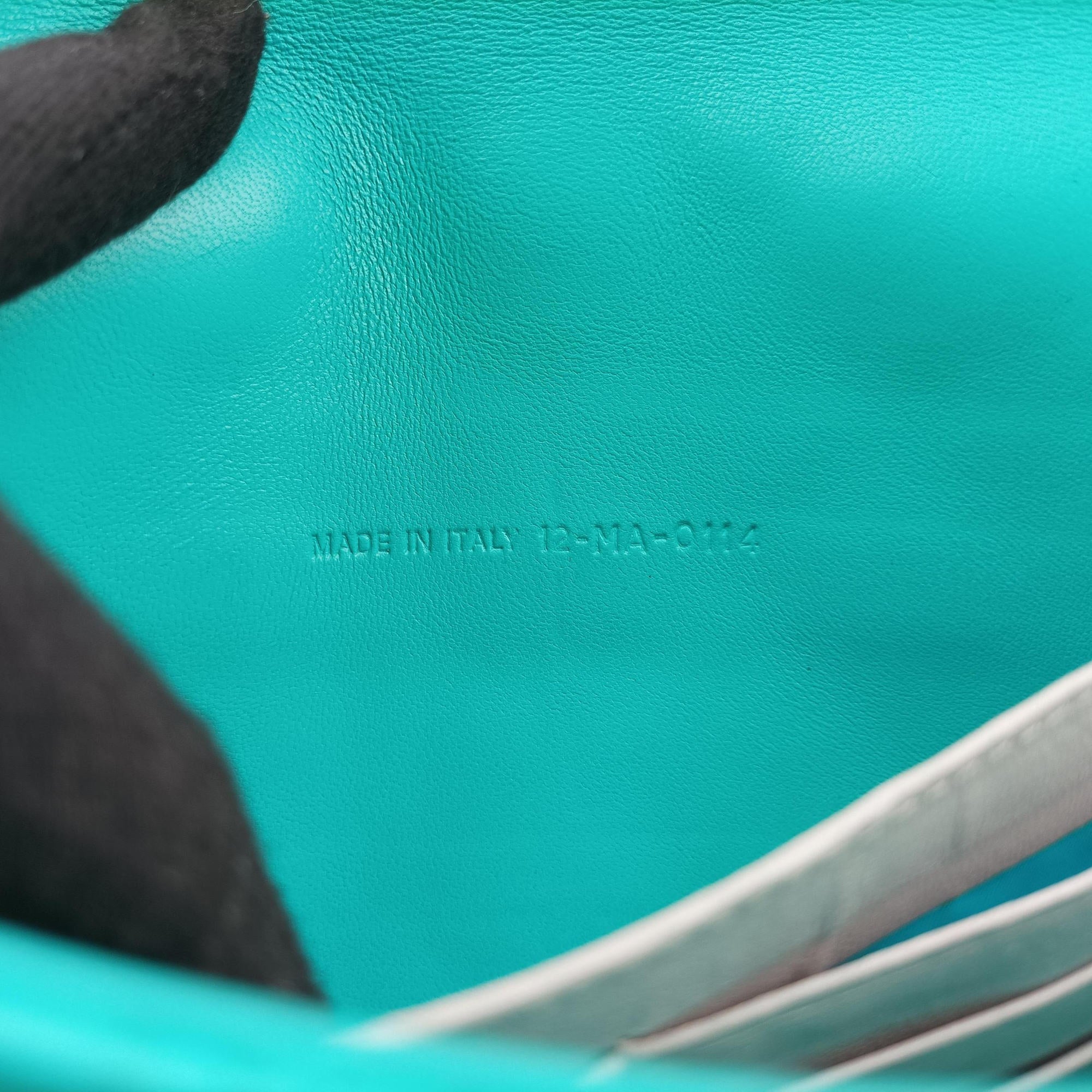 Miss Dior Canage New Lock Blue lambskin 12-MA-0114ミスディオール カナージュ ニューロック ブルー ラムスキン 12-MA-0114