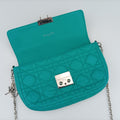 Miss Dior Canage New Lock Blue lambskin 12-MA-0114ミスディオール カナージュ ニューロック ブルー ラムスキン 12-MA-0114