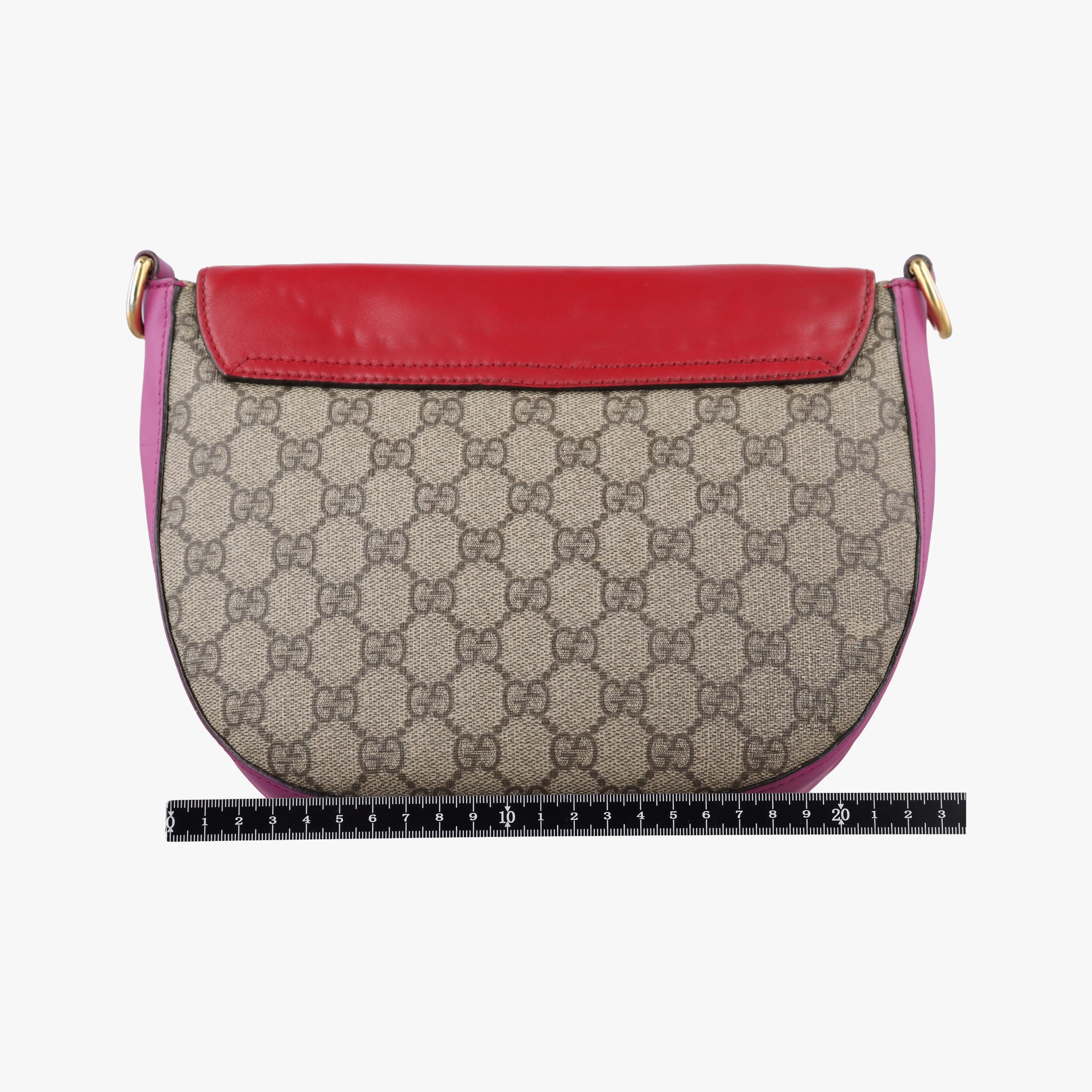 Padlock Guccissima Beige×Red×Multicolour PVC coated canvas×Leather 453189 Lot number unknownグッチッシマ パドロック ベージュ×レッド×マルチカラー PVCコーティングキャンバス×レザー 453189 製番不明